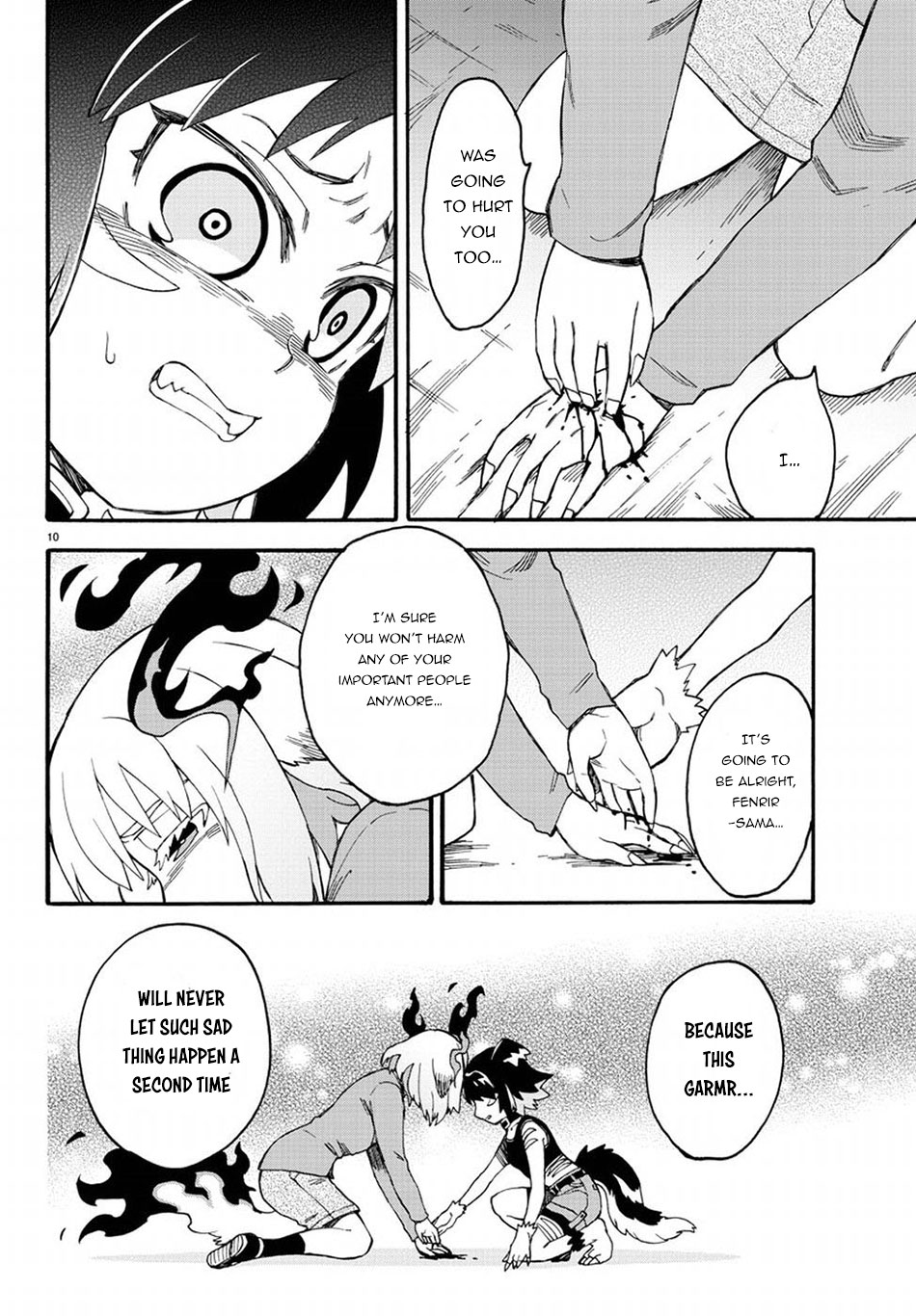 Fenrir-nee-san to Boku Chapter 10 page 14 - Chapter 10: Demonic Hound's King and the God of War