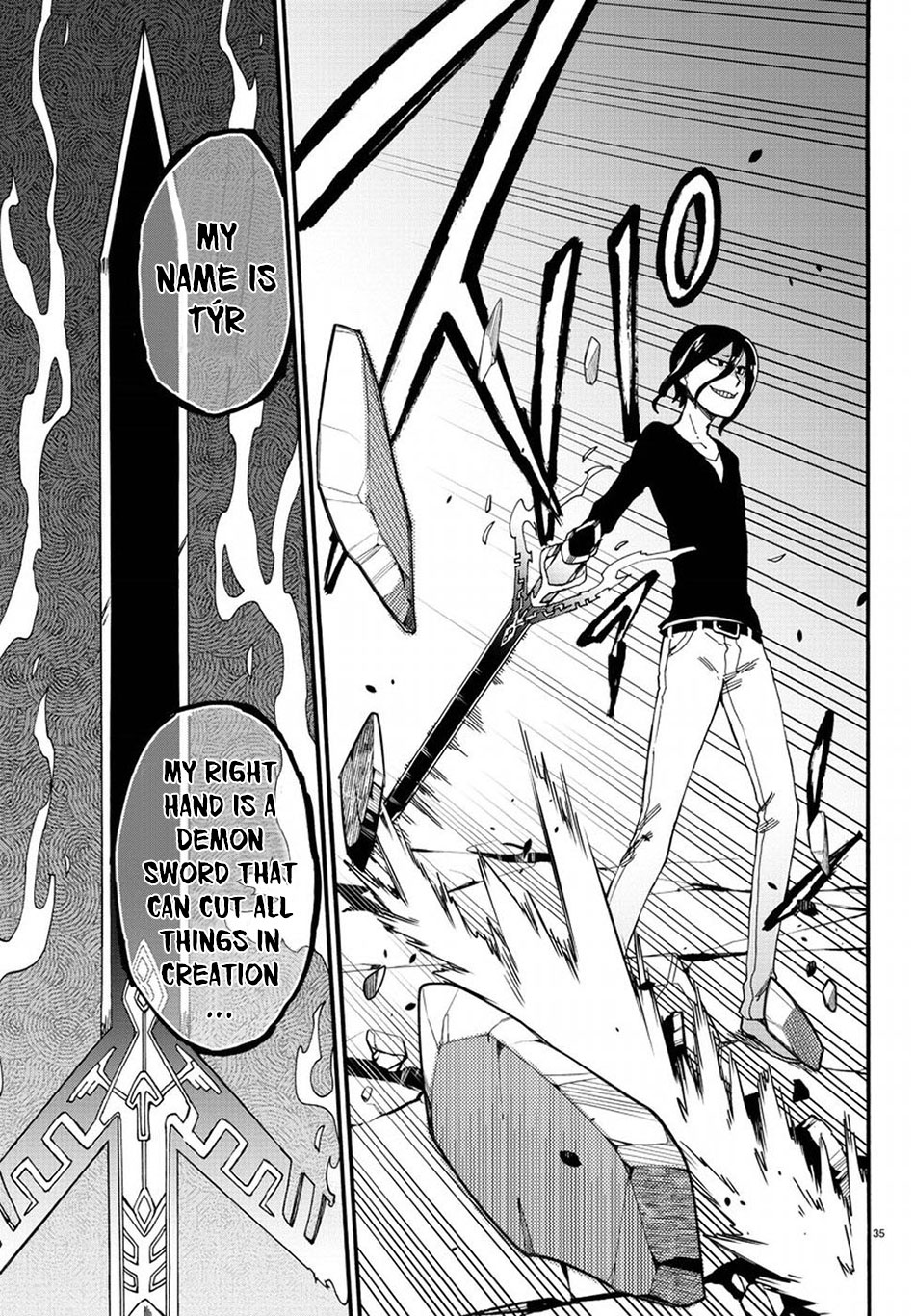 Fenrir-nee-san to Boku Chapter 10 page 38 - Chapter 10: Demonic Hound's King and the God of War