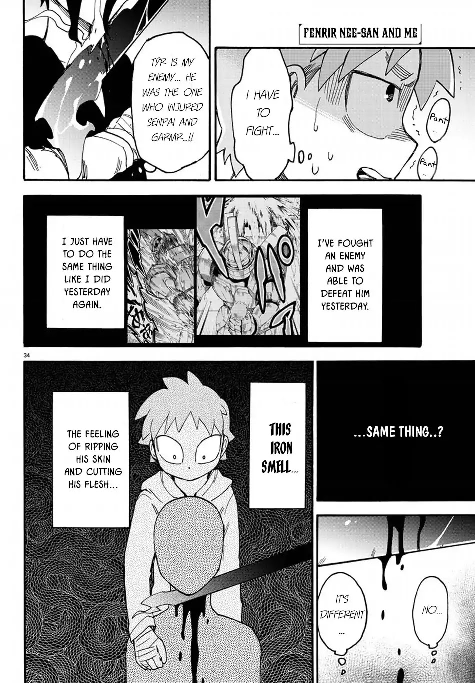 Fenrir-nee-san to Boku Chapter 11 page 35 - Chapter 11: Sword and Fang