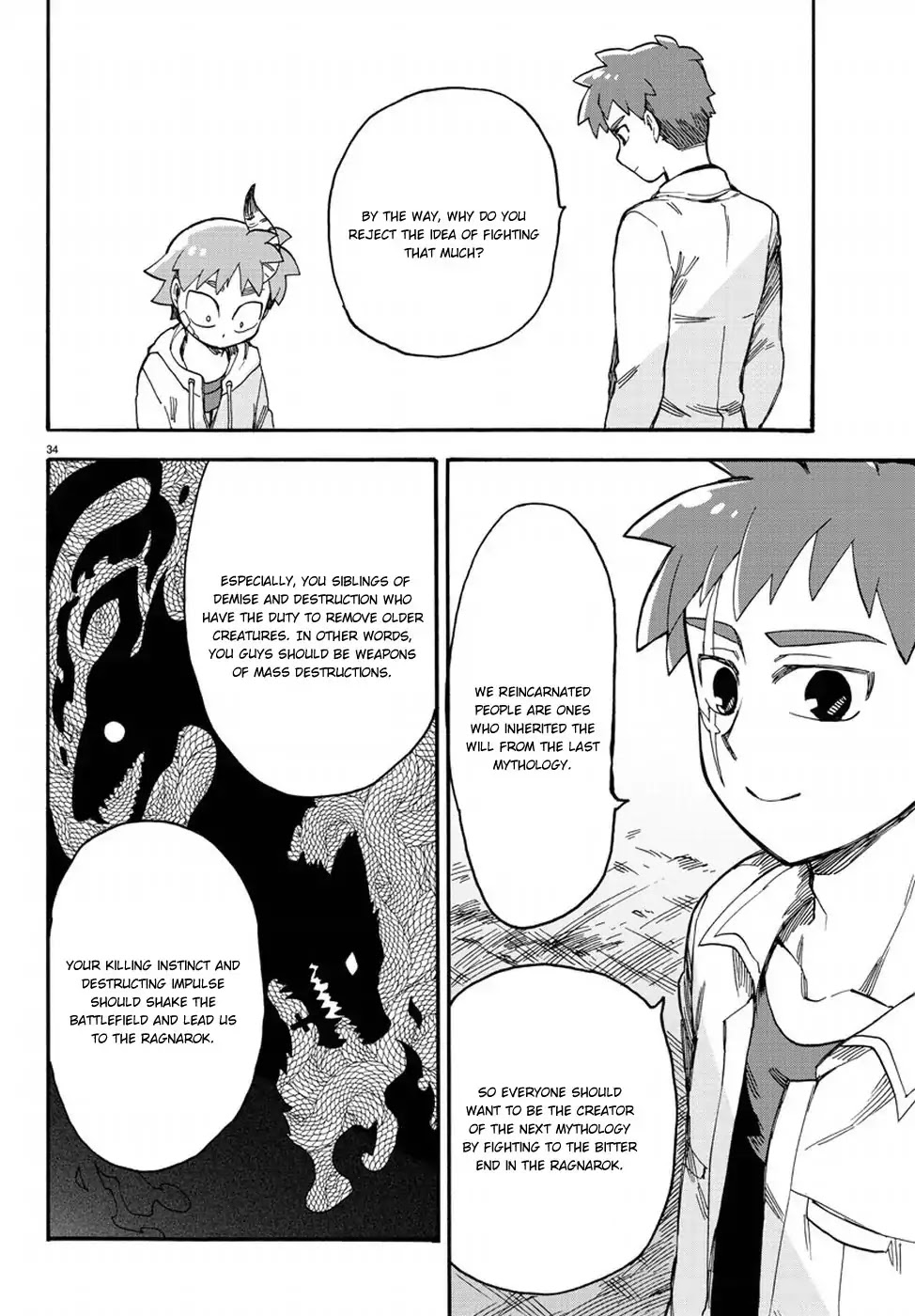 Fenrir-nee-san to Boku Chapter 12 page 35 - Chapter 12: Nee-san and Me [END]