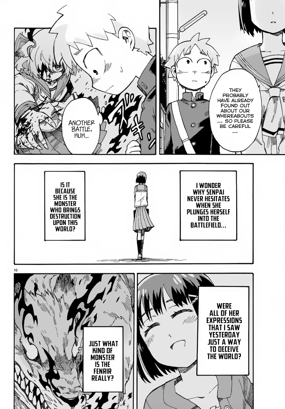 Fenrir-nee-san to Boku Chapter 5 page 11 - Chapter 5: Monster and God