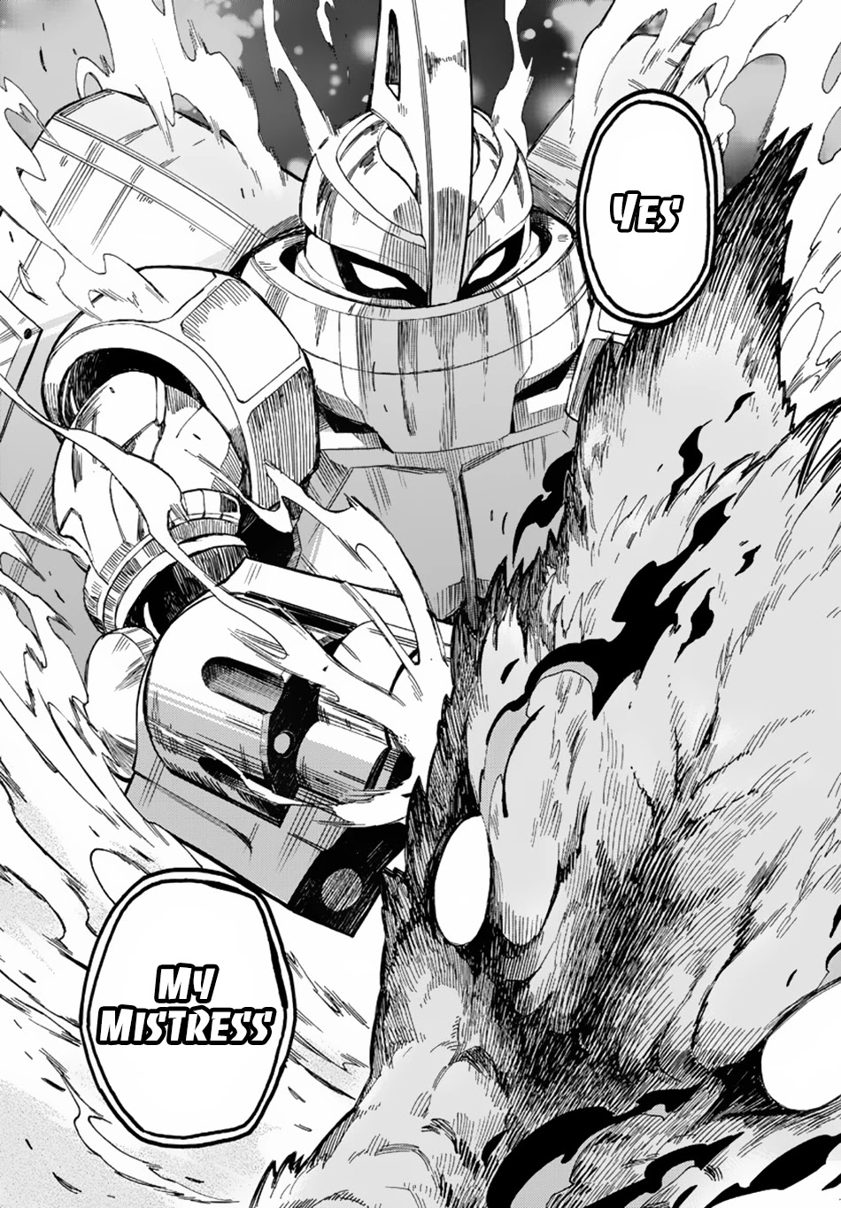 Fenrir-nee-san to Boku Chapter 5 page 35 - Chapter 5: Monster and God