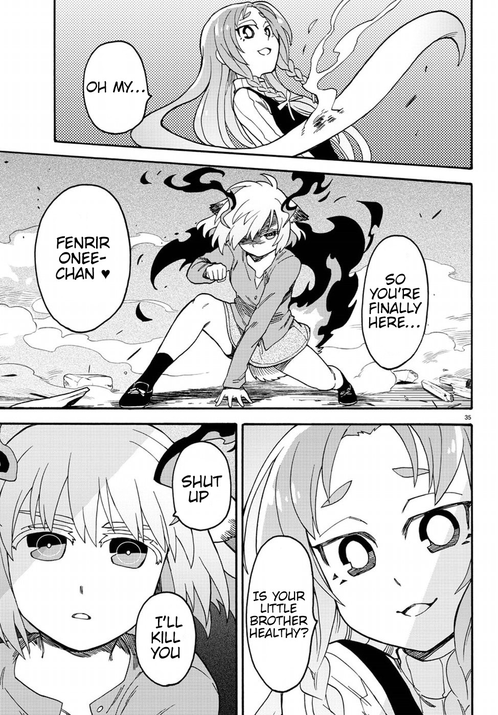 Fenrir-nee-san to Boku Chapter 9 page 36 - Chapter 9: War and Prayer