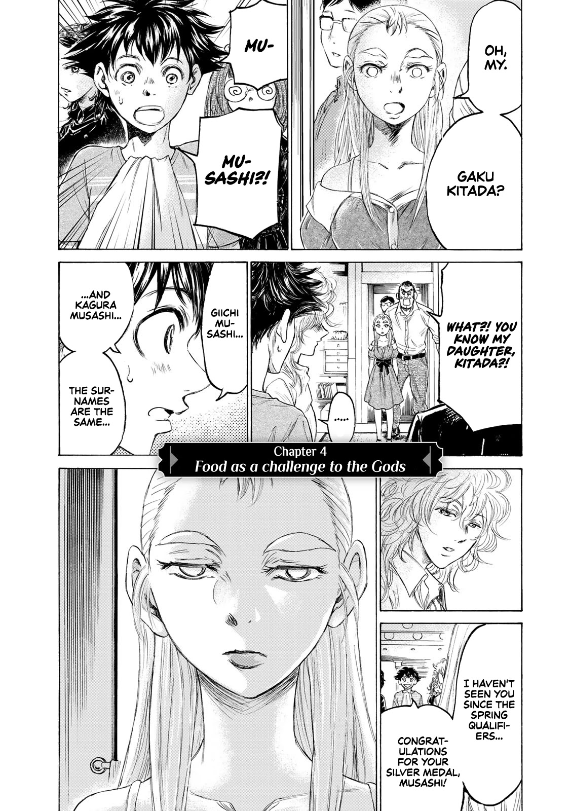Fermat's Cuisine Chapter 4 page 1 - Chapter 4: Food as a Challenge to the Gods