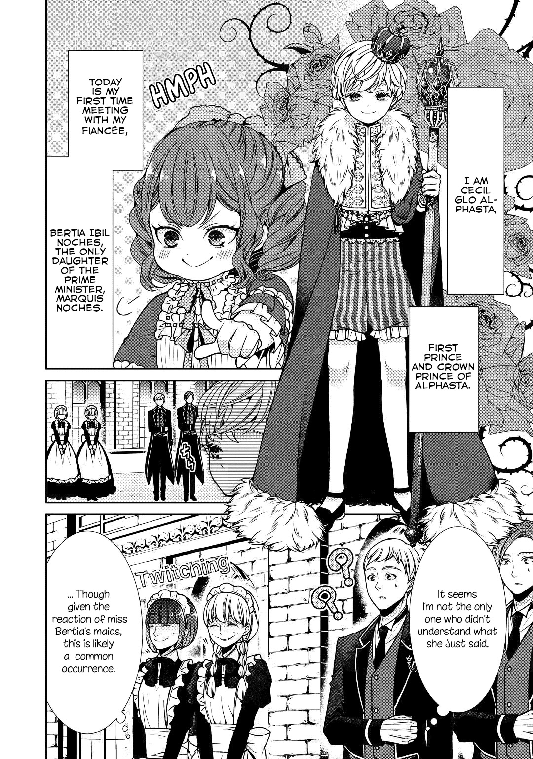 Fiancée’s Observation Log of the Self-proclaimed Villainess Chapter 1 page 2 - Chapter 1