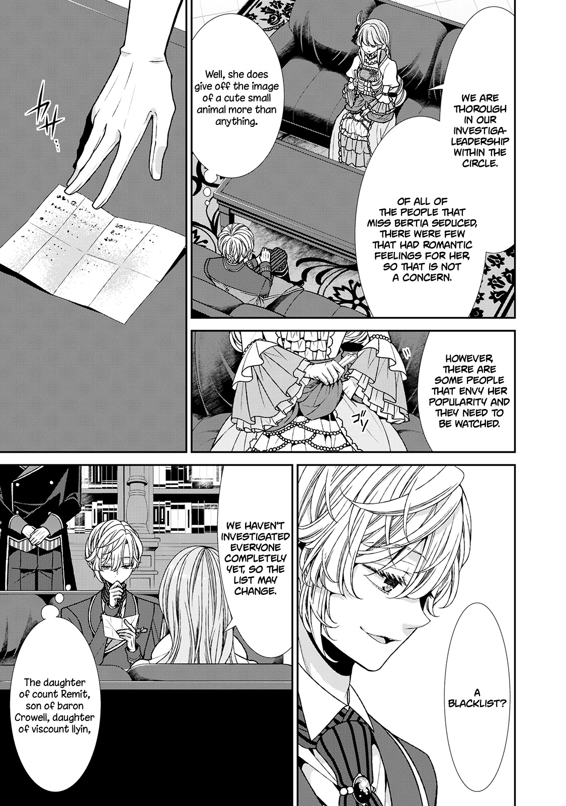 Fiancée’s Observation Log of the Self-proclaimed Villainess Chapter 7 page 14 - Chapter 7