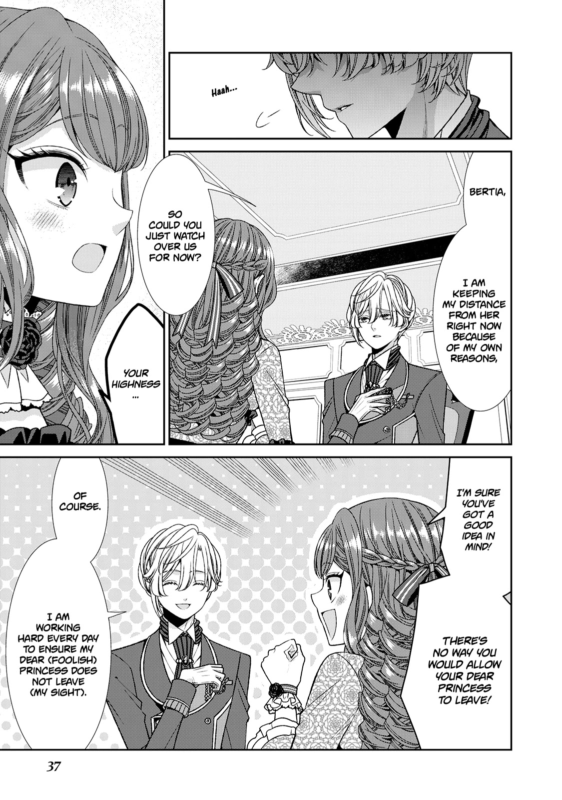Fiancée’s Observation Log of the Self-proclaimed Villainess Chapter 7 page 36 - Chapter 7