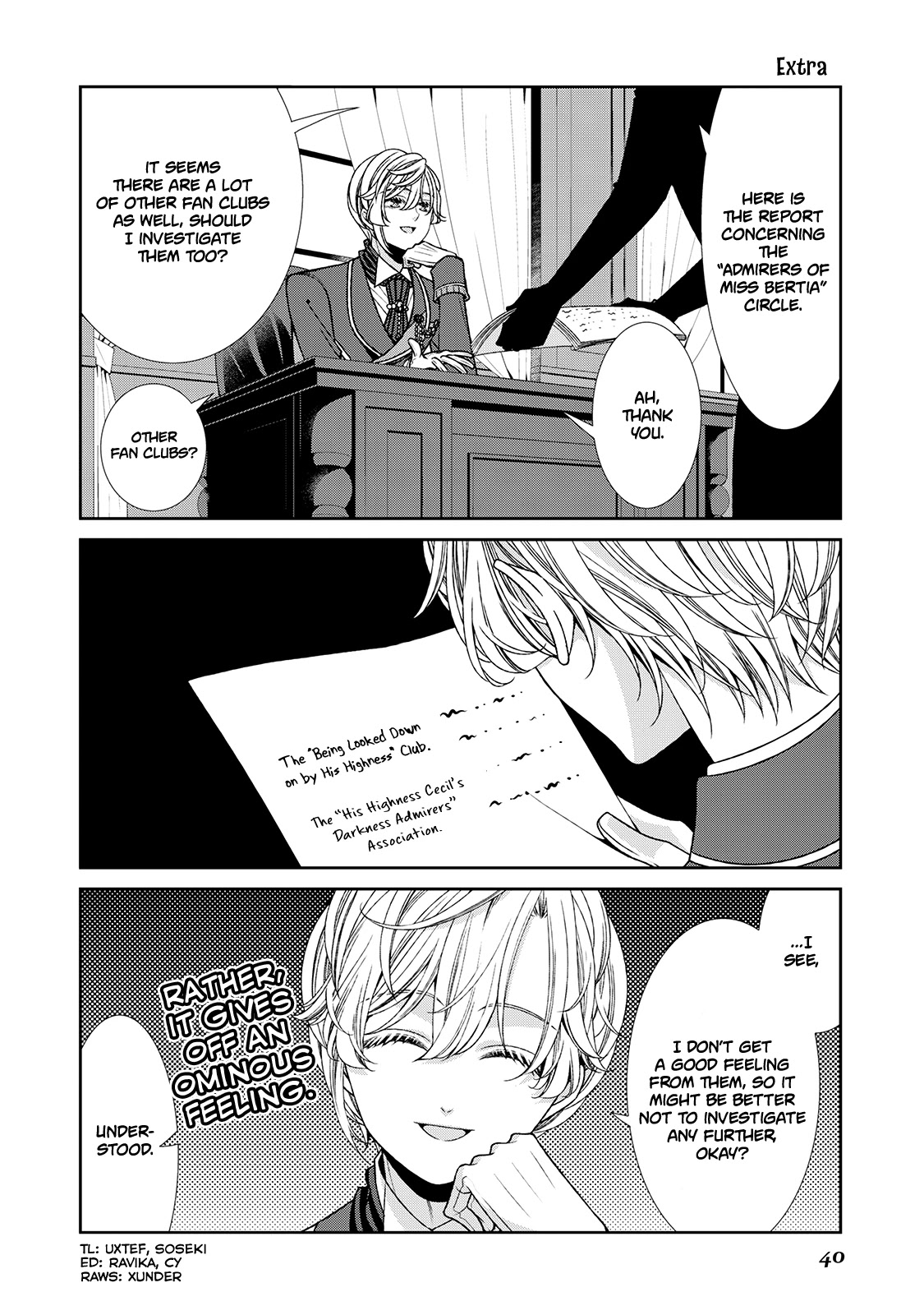Fiancée’s Observation Log of the Self-proclaimed Villainess Chapter 7 page 39 - Chapter 7