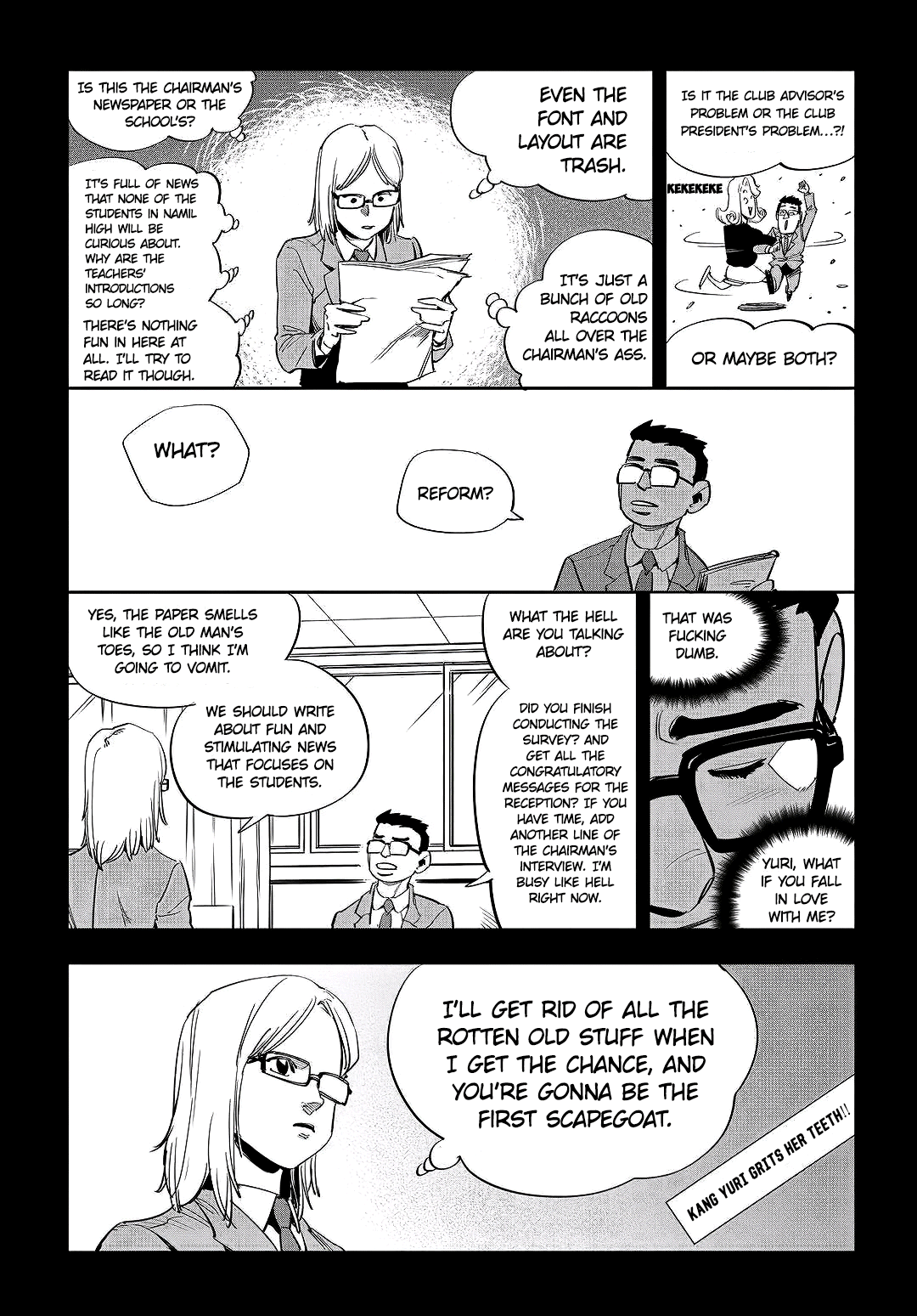 Fight Class 3 Chapter 45 page 3 - Chapter 45: Round 45: Kang Yuri – Part 1
