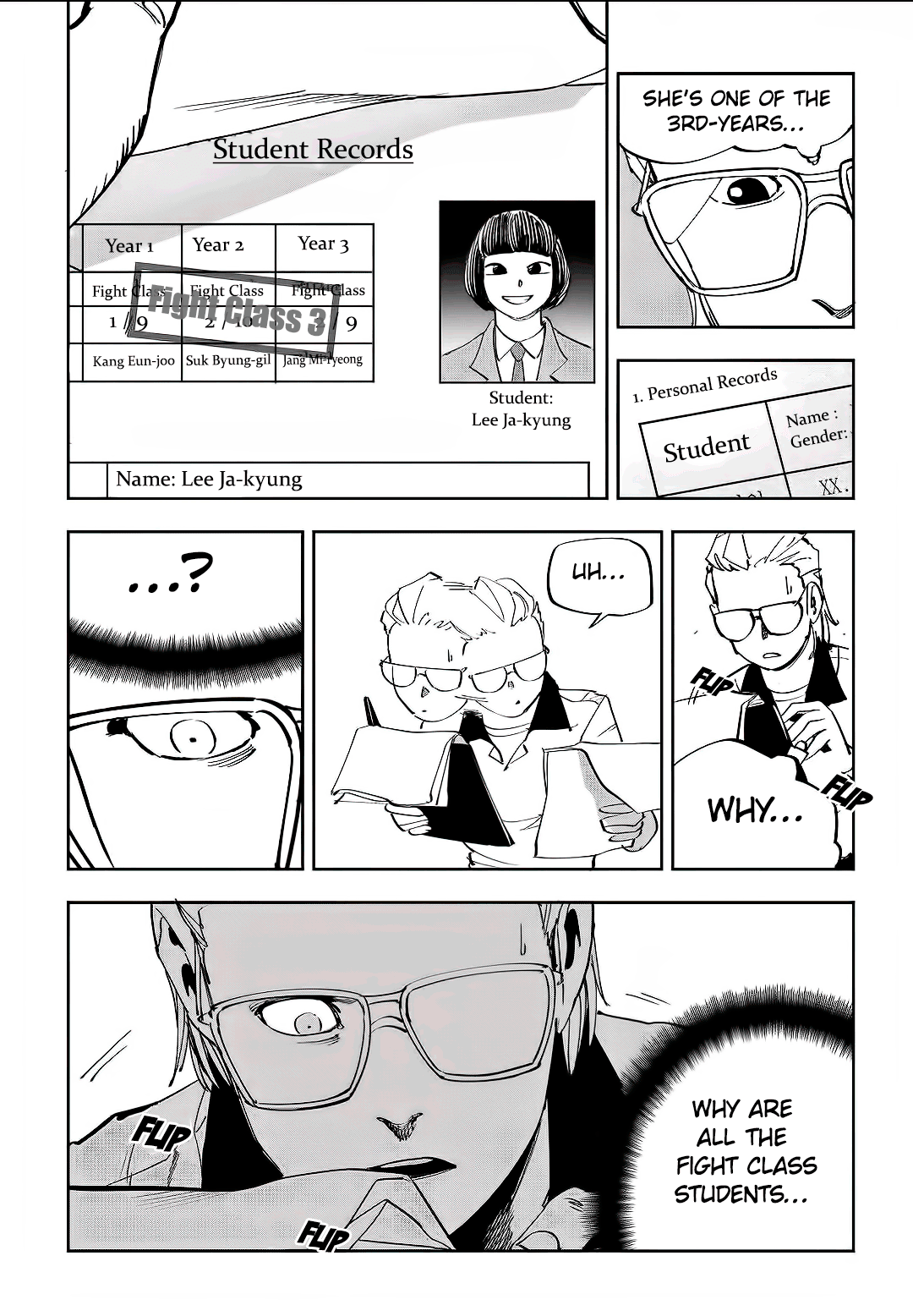 Fight Class 3 Chapter 48 page 12 - Chapter 48: Round 48: Upper-Rank Challenge