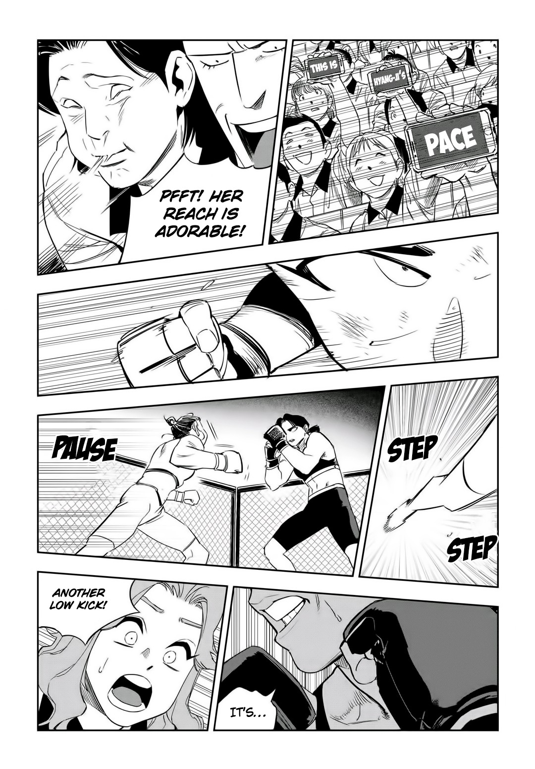 Fight Class 3 Chapter 49 page 22 - Chapter 49: Round 49: Kwon Tae-young VS. Kim Hyang-ji