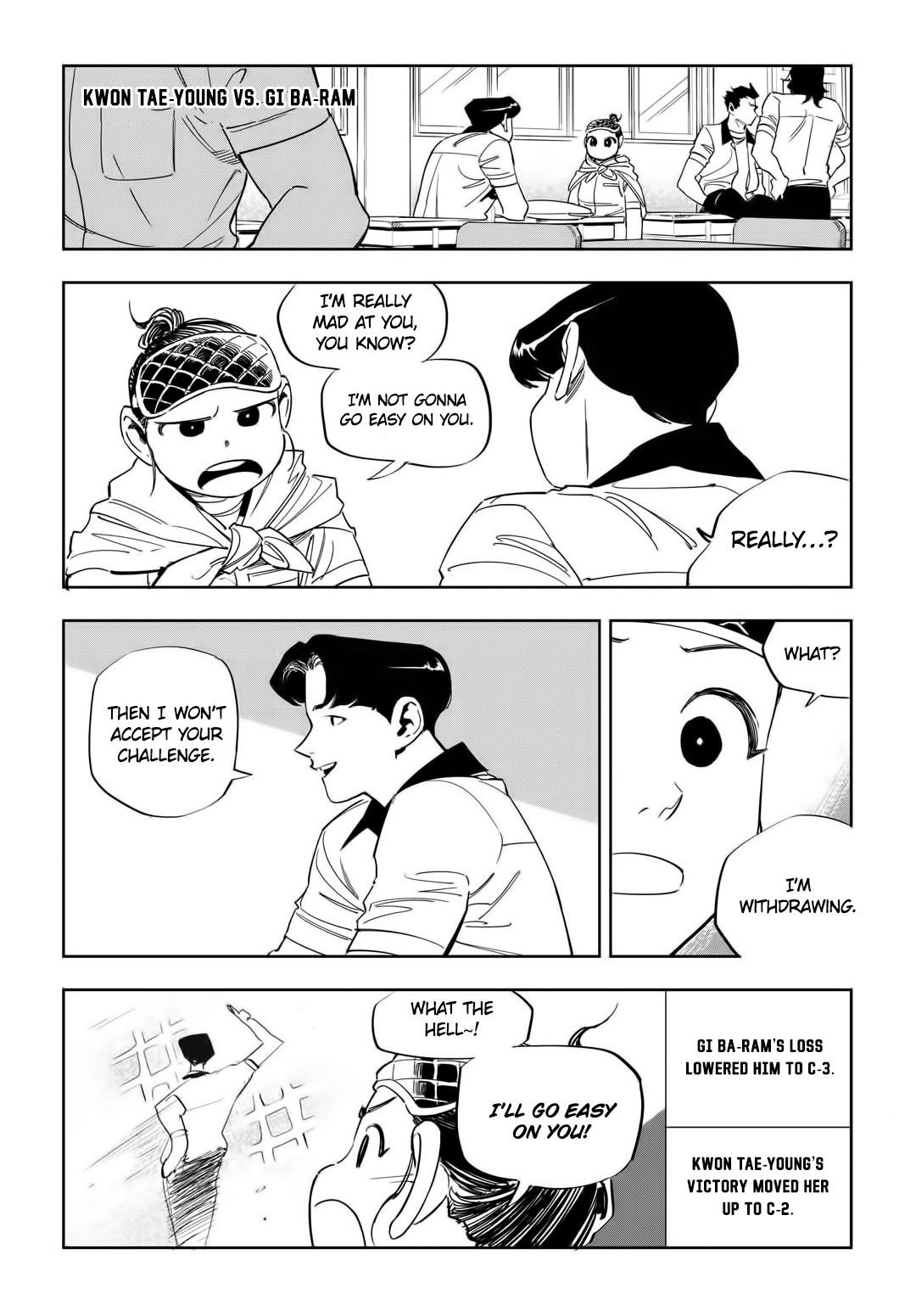 Fight Class 3 Chapter 49 page 4 - Chapter 49: Round 49: Kwon Tae-young VS. Kim Hyang-ji