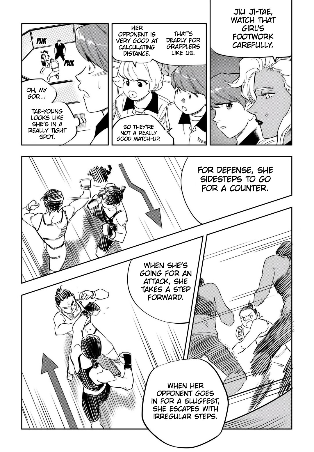 Fight Class 3 Chapter 49 page 9 - Chapter 49: Round 49: Kwon Tae-young VS. Kim Hyang-ji