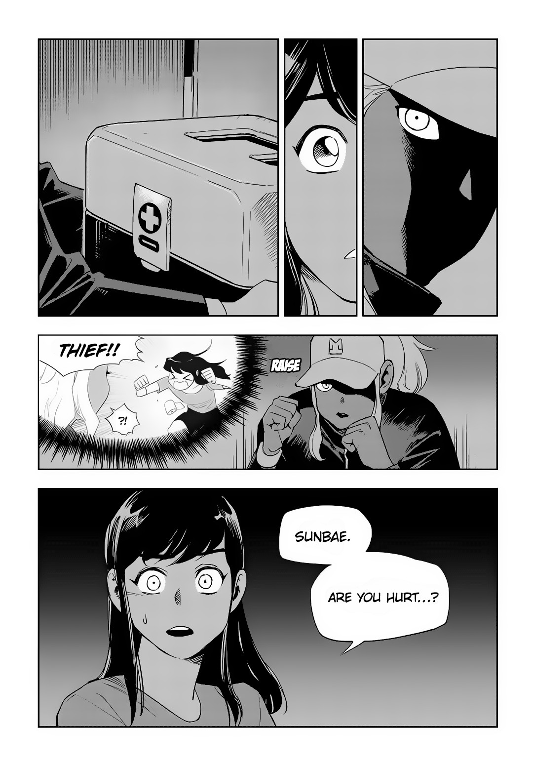 Fight Class 3 Chapter 63 page 8 - Chapter 63: Round 63: Who Did It?