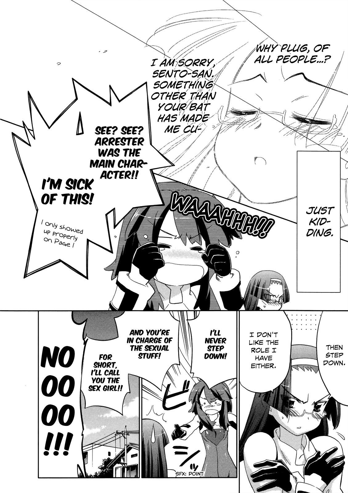 Fight Ippatsu! Juuden-chan!! Chapter 17.5 page 9 - Chapter 17.5: ...Who is the Main Character?