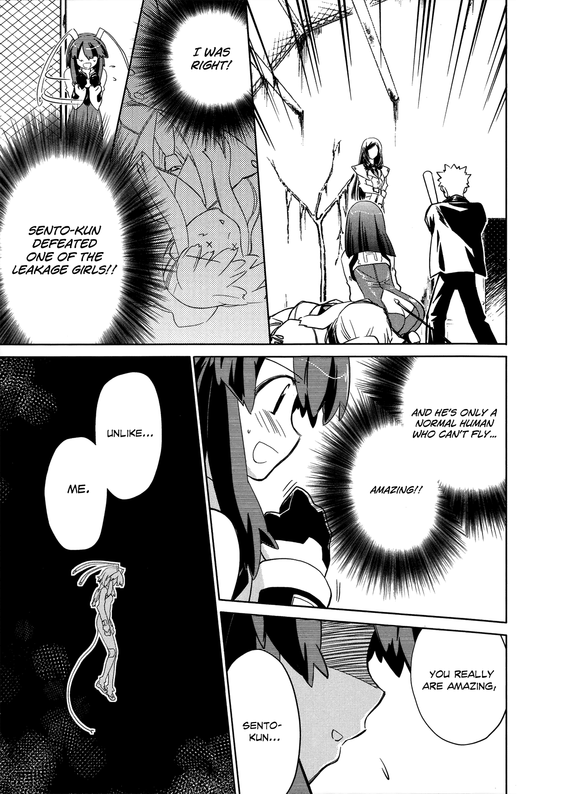 Fight Ippatsu! Juuden-chan!! Chapter 17 page 12 - Chapter 17: Vs. the Leakage Girls