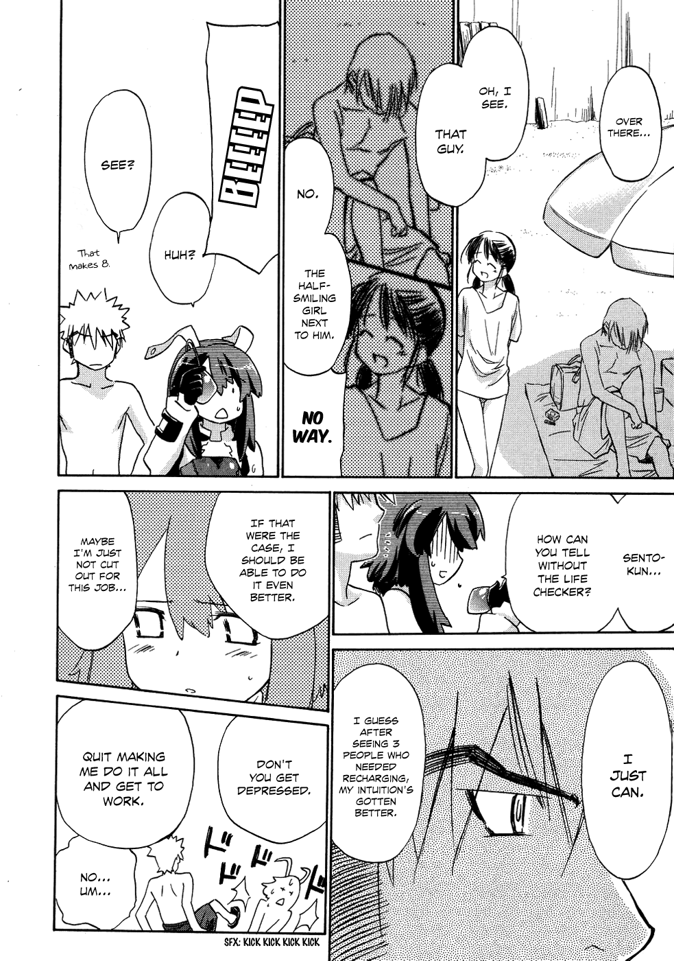 Fight Ippatsu! Juuden-chan!! Chapter 8 page 17 - Chapter 8: Life Checker
