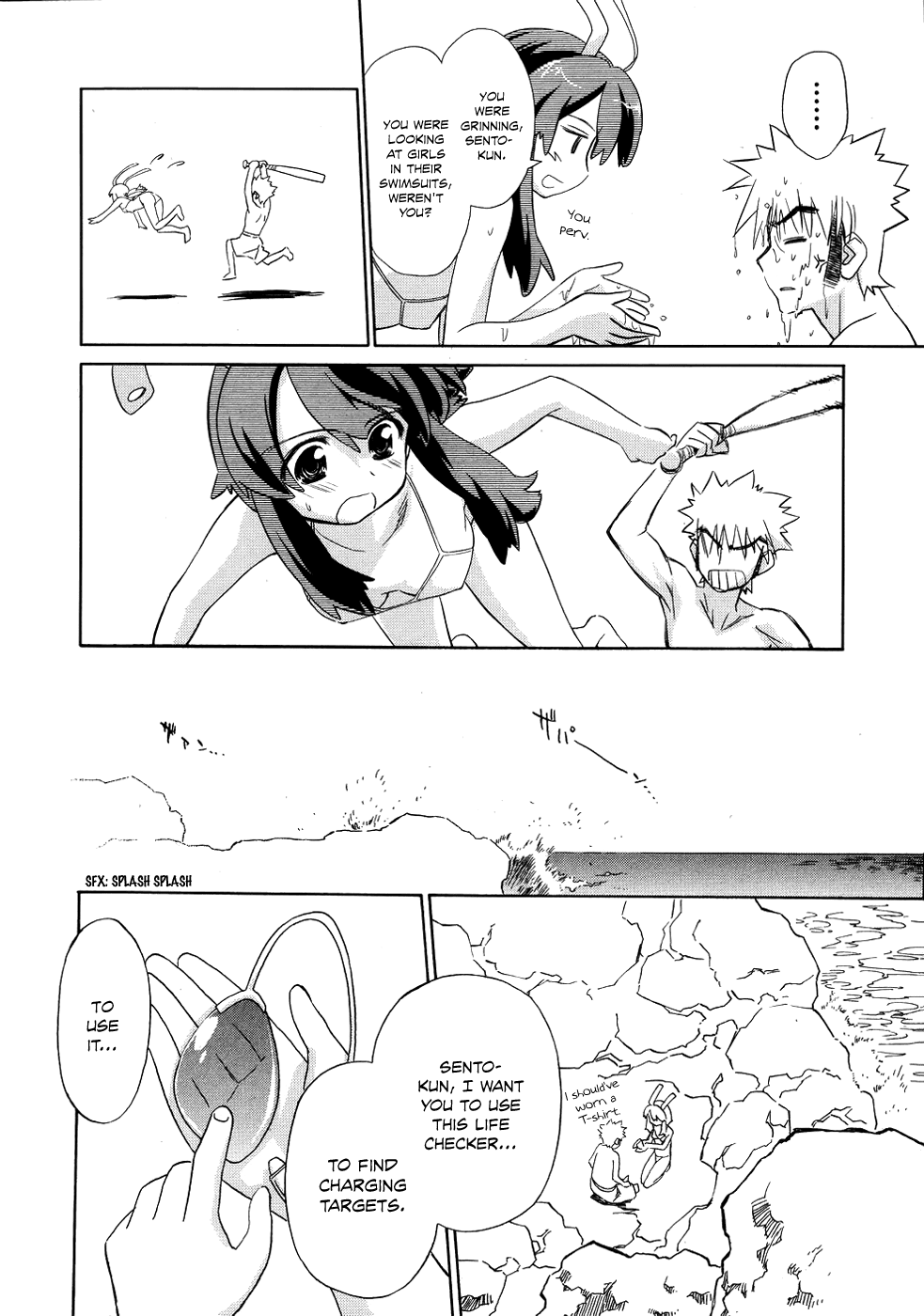 Fight Ippatsu! Juuden-chan!! Chapter 8 page 9 - Chapter 8: Life Checker