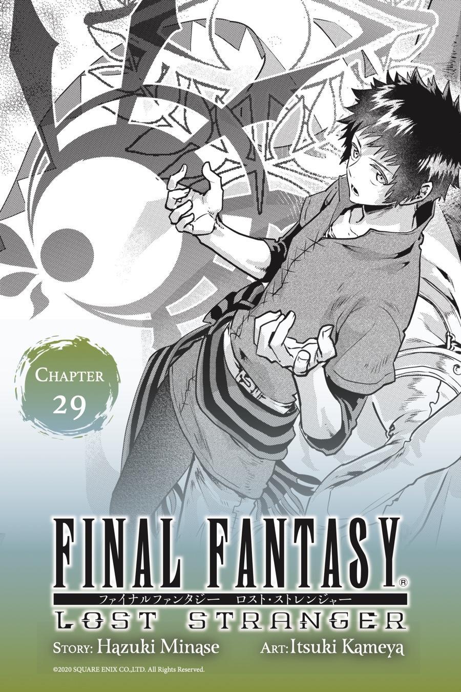 Final Fantasy: Lost Stranger Chapter 29 page 1 - Chapter 29