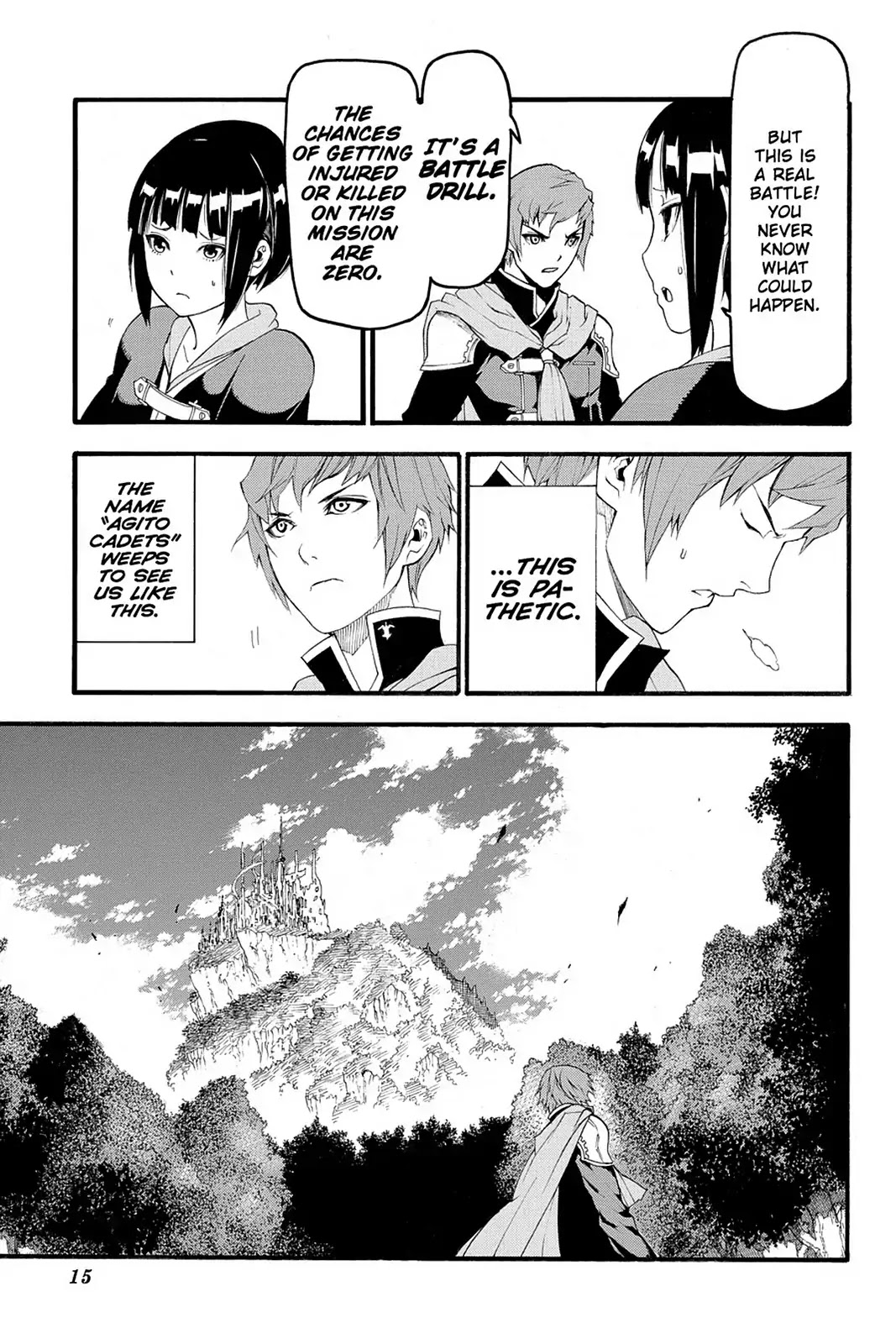 Final Fantasy Type-0 Side Story: The Ice Reaper Chapter 1 page 16 - Chapter 1: Agito Cadets