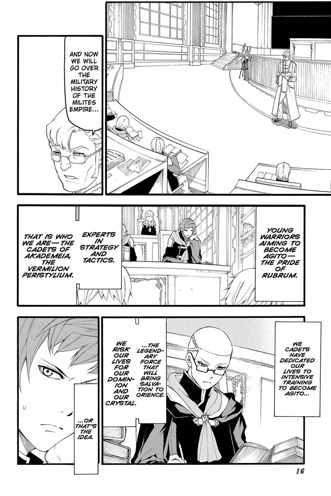 Final Fantasy Type-0 Side Story: The Ice Reaper Chapter 1 page 17 - Chapter 1: Agito Cadets