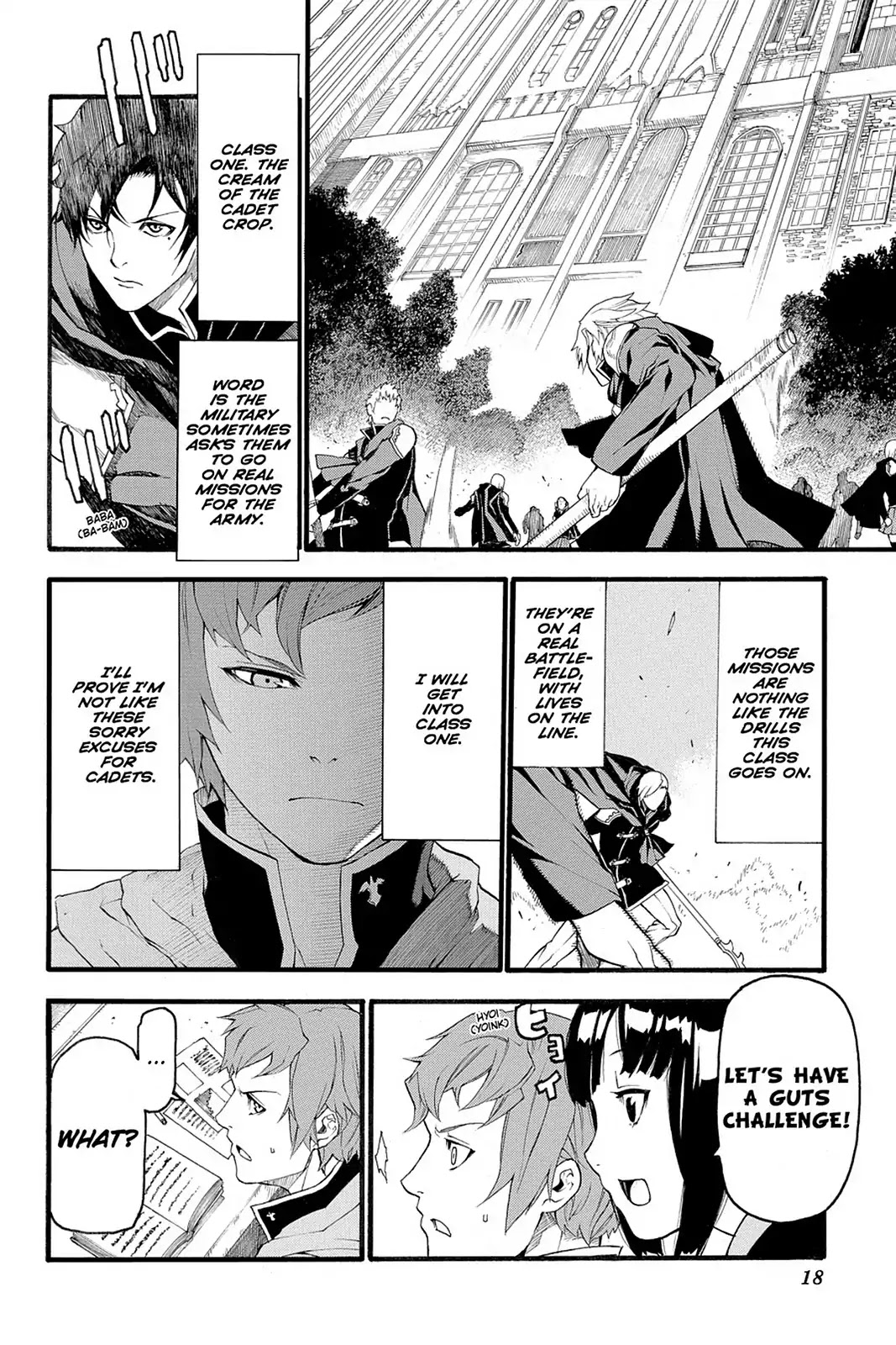 Final Fantasy Type-0 Side Story: The Ice Reaper Chapter 1 page 19 - Chapter 1: Agito Cadets