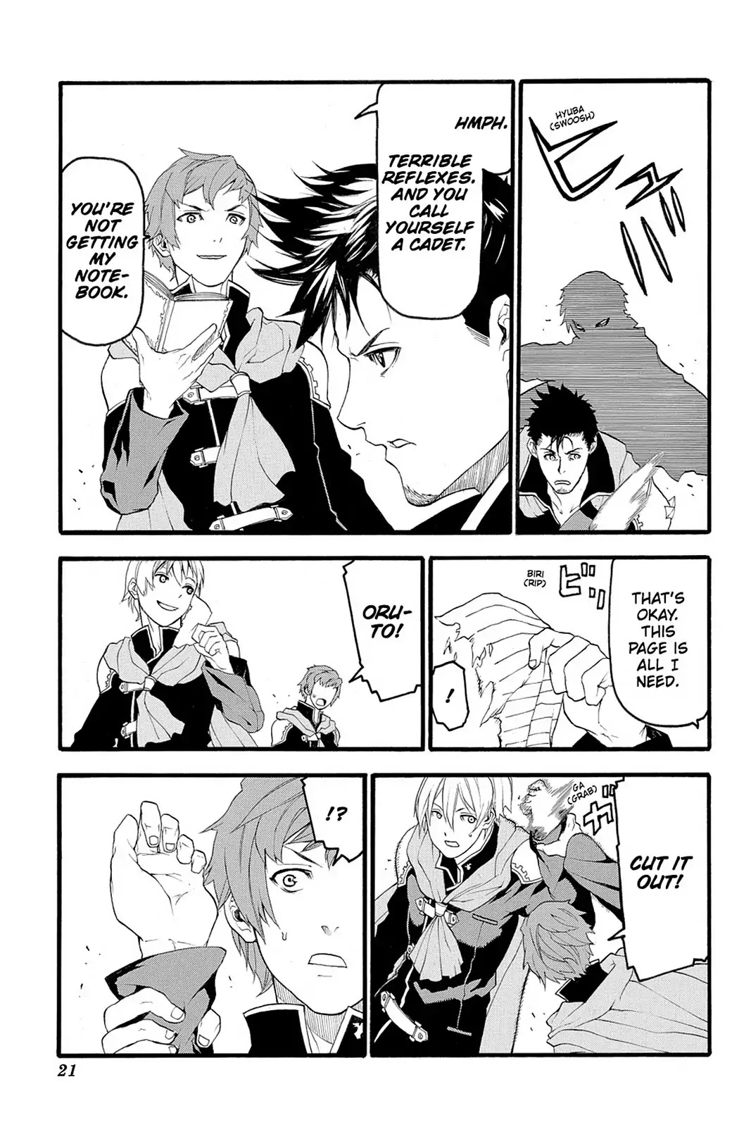 Final Fantasy Type-0 Side Story: The Ice Reaper Chapter 1 page 22 - Chapter 1: Agito Cadets