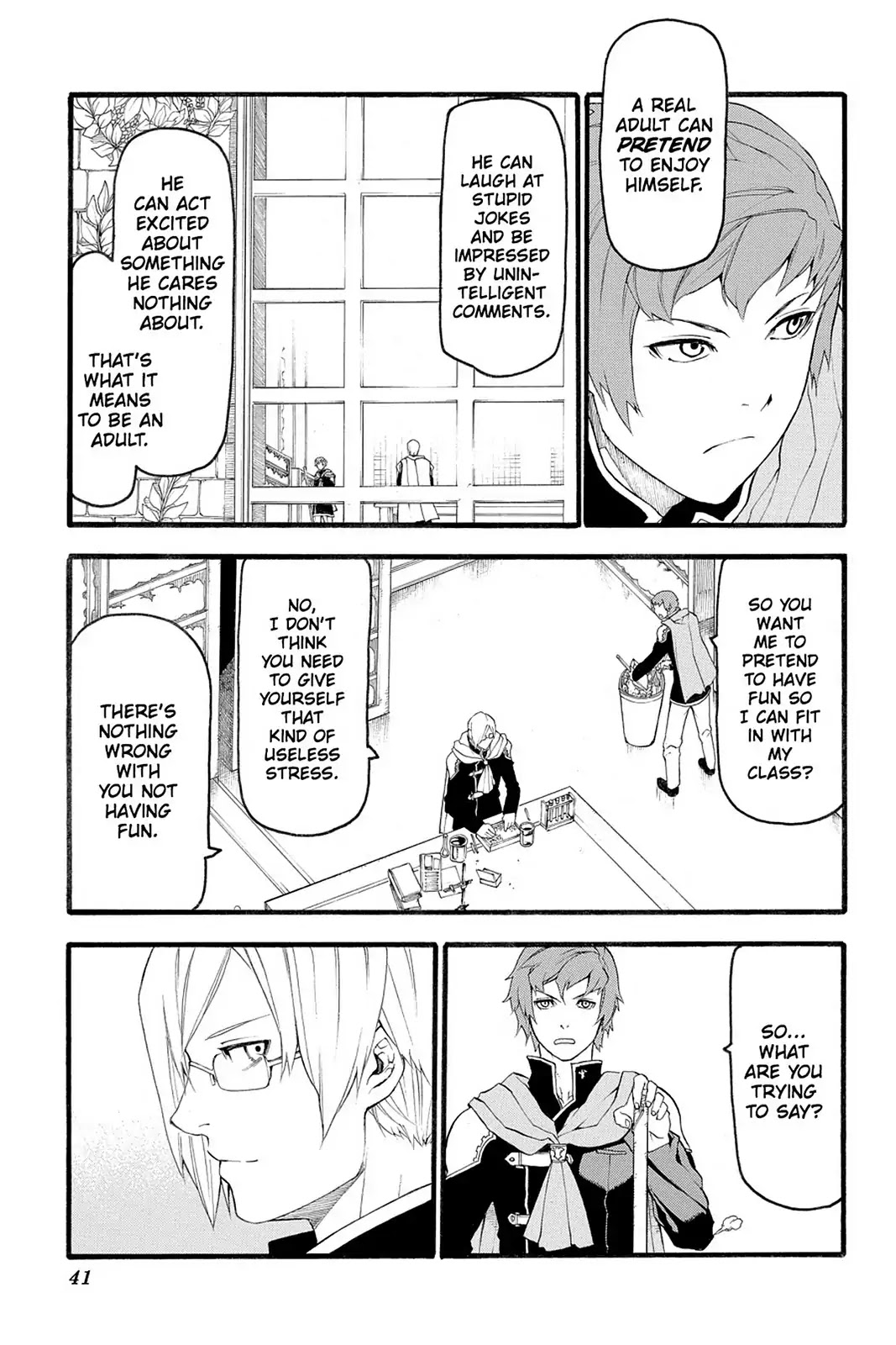 Final Fantasy Type-0 Side Story: The Ice Reaper Chapter 1 page 42 - Chapter 1: Agito Cadets