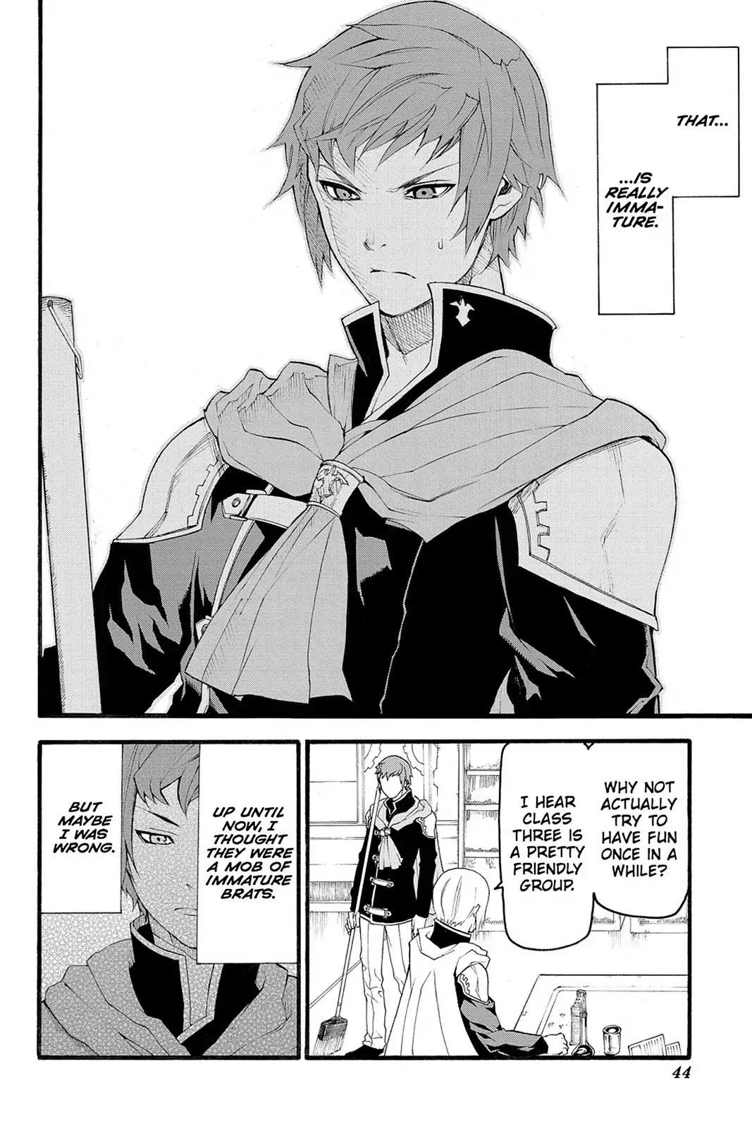 Final Fantasy Type-0 Side Story: The Ice Reaper Chapter 1 page 45 - Chapter 1: Agito Cadets
