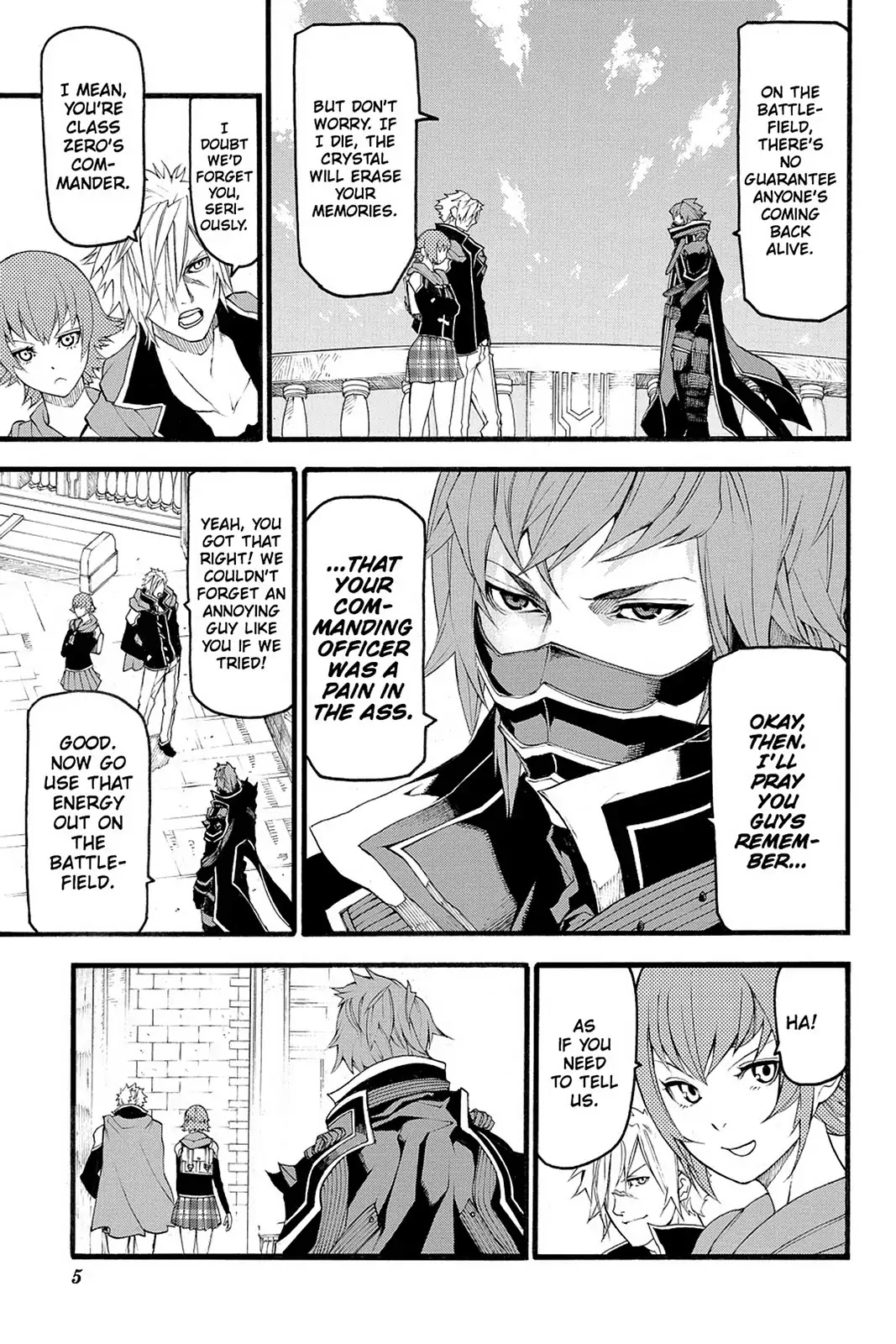 Final Fantasy Type-0 Side Story: The Ice Reaper Chapter 1 page 7 - Chapter 1: Agito Cadets