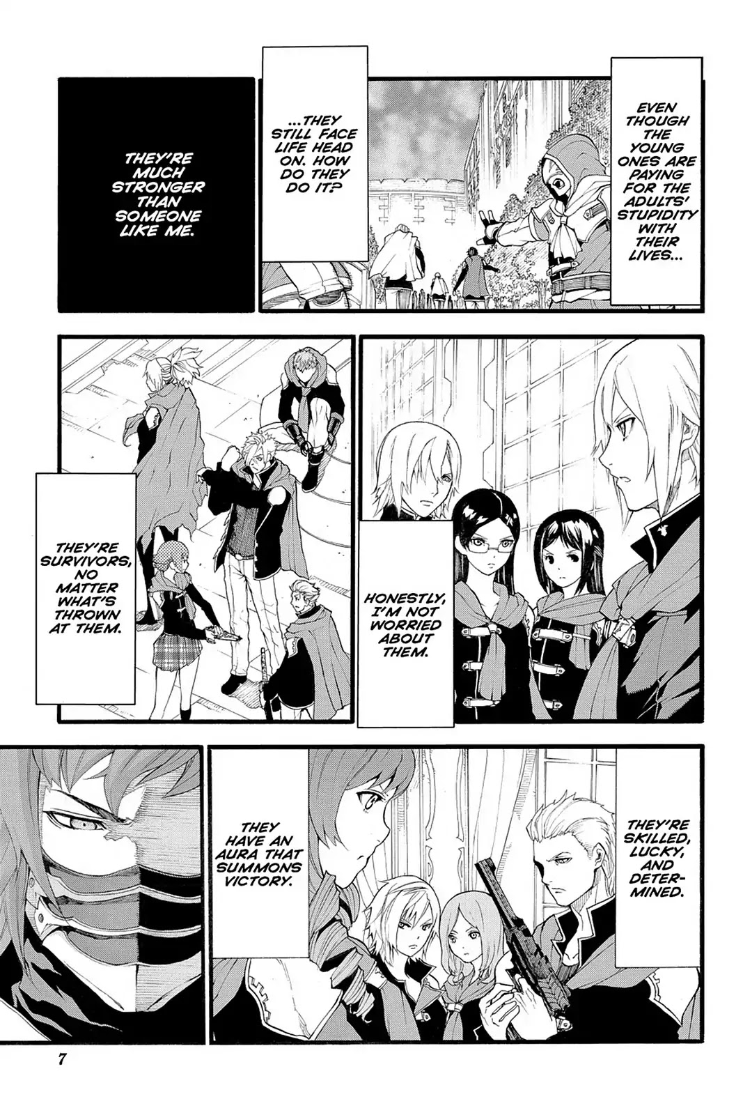 Final Fantasy Type-0 Side Story: The Ice Reaper Chapter 1 page 9 - Chapter 1: Agito Cadets