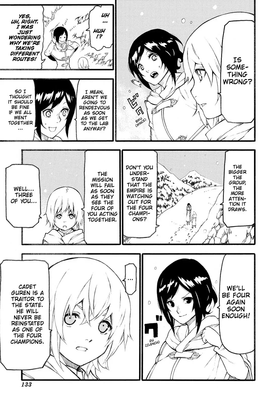 Final Fantasy Type-0 Side Story: The Ice Reaper Chapter 17 page 15 - Chapter 17: Unconveyed Feelings