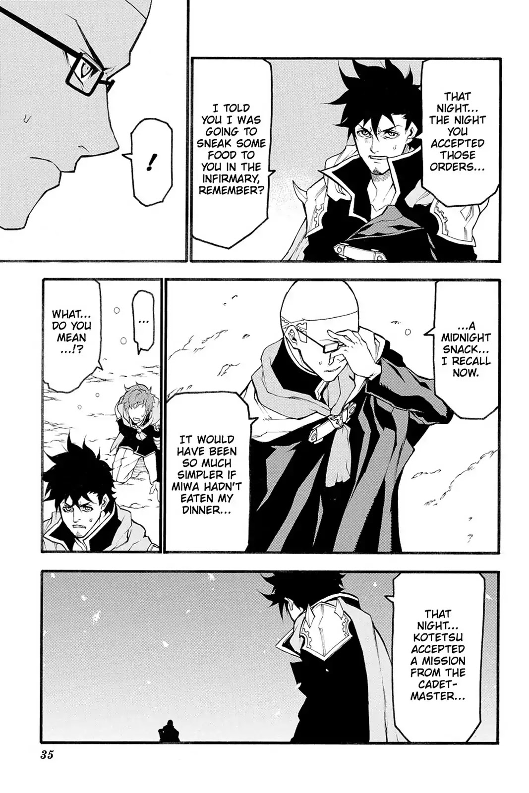 Final Fantasy Type-0 Side Story: The Ice Reaper Chapter 19 page 37 - Chapter 19: Between Friends and the Mission