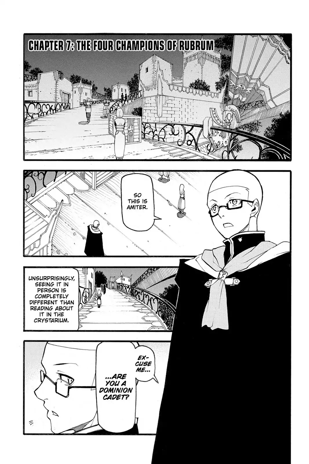 Final Fantasy Type-0 Side Story: The Ice Reaper Chapter 7 page 1 - Chapter 7: The Four Champions of Rubrum