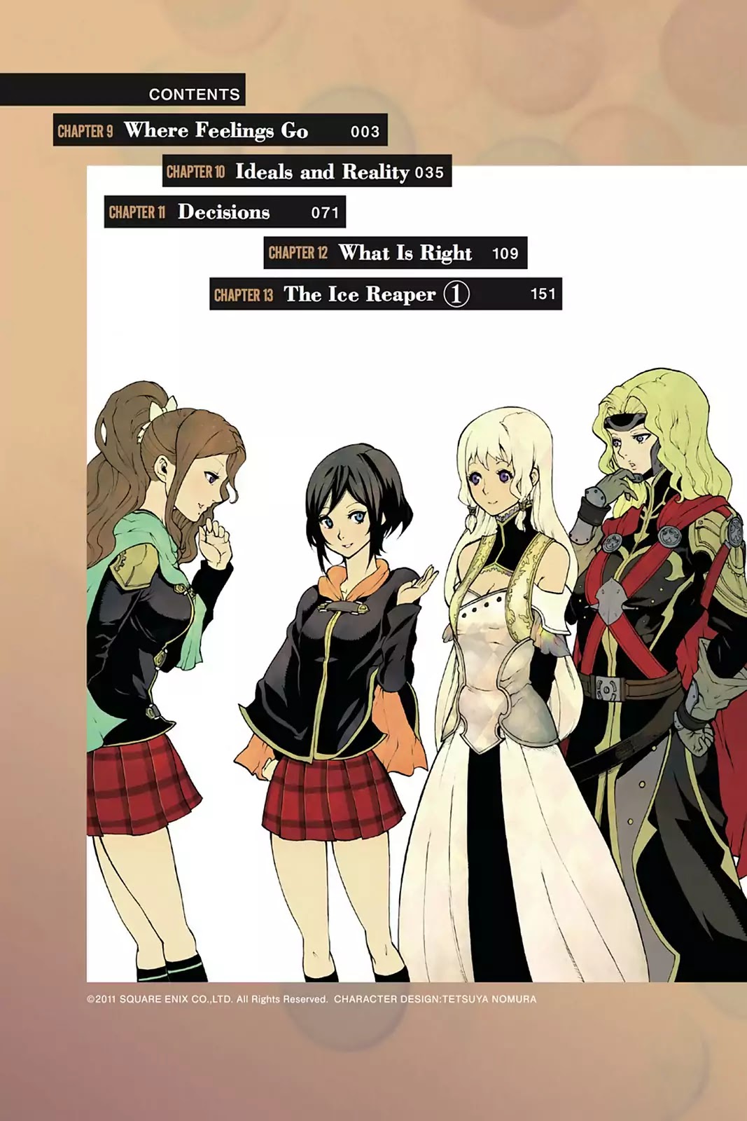 Final Fantasy Type-0 Side Story: The Ice Reaper Chapter 9 page 4 - Chapter 9: Where Feelings Go
