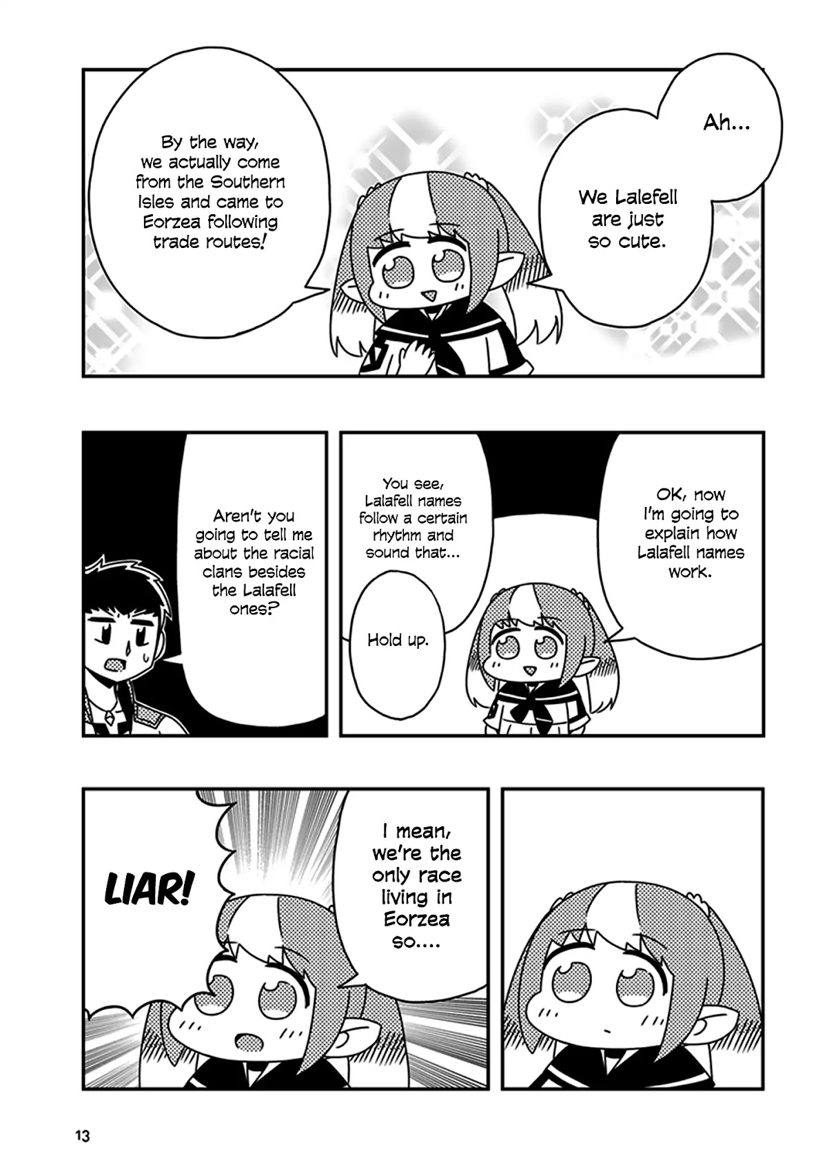 Final Fantasy XIV: Lalafell-sensei Will Teach You! Chapter 1 page 14 - Chapter 1: Beginning of the Adventure