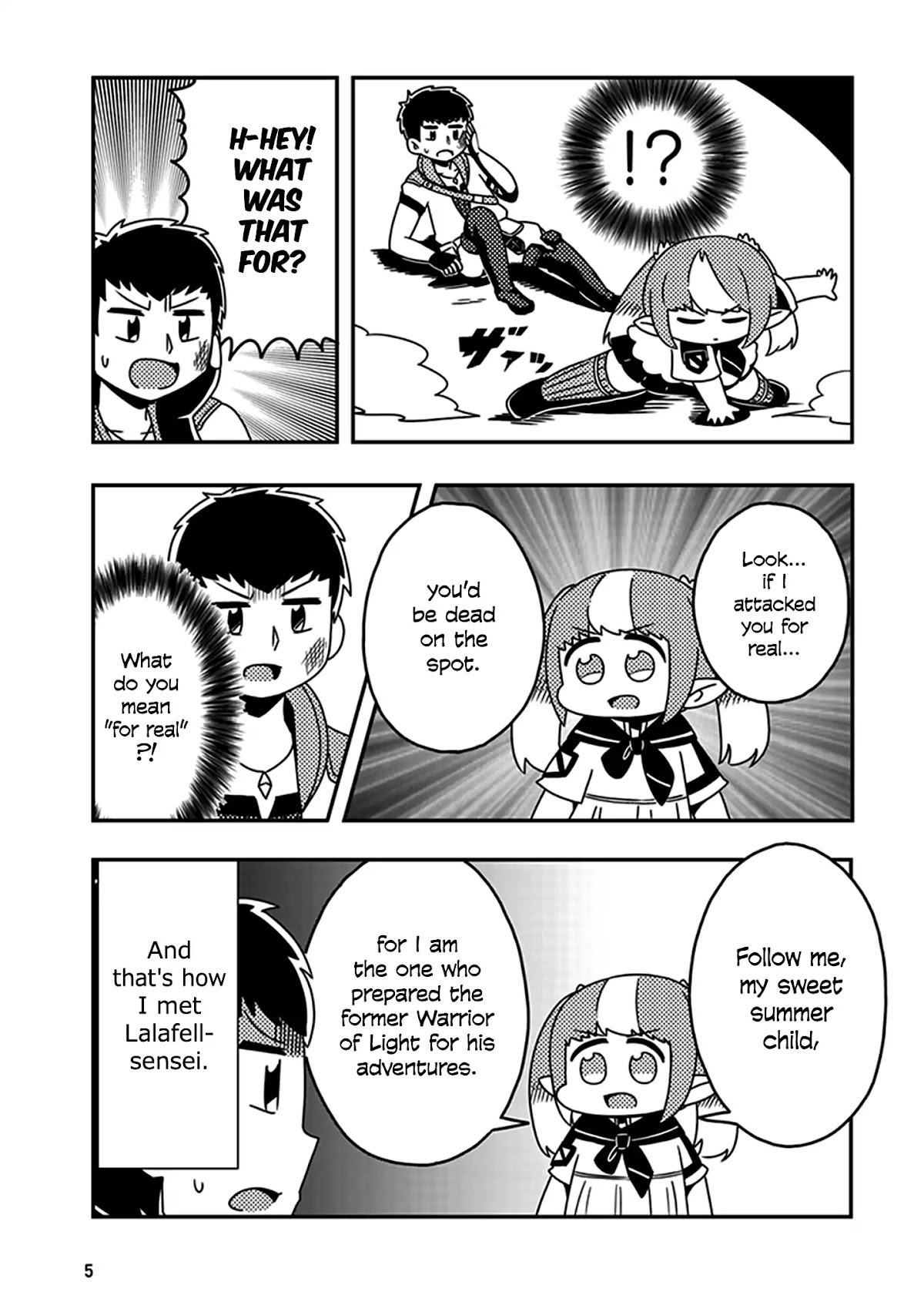 Final Fantasy XIV: Lalafell-sensei Will Teach You! Chapter 1 page 6 - Chapter 1: Beginning of the Adventure