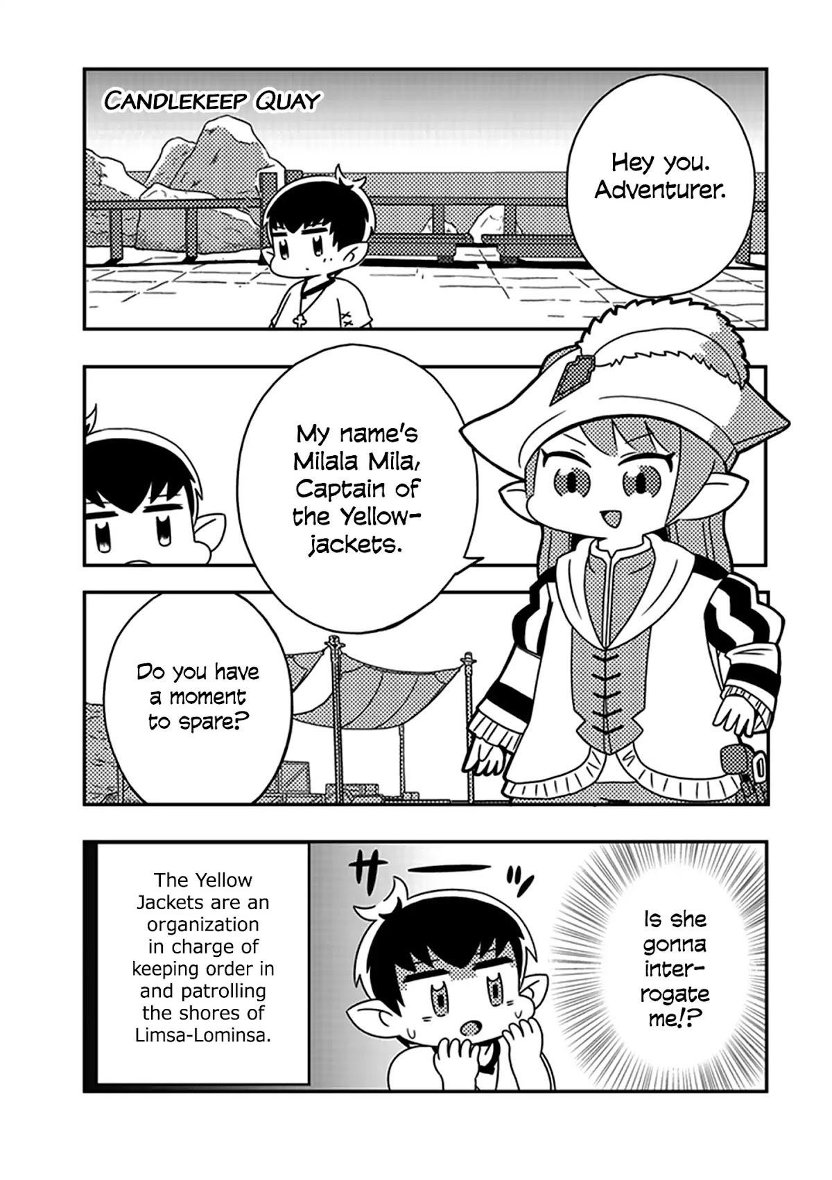 Final Fantasy XIV: Lalafell-sensei Will Teach You! Chapter 3 page 1 - Chapter 3: First Dungeon