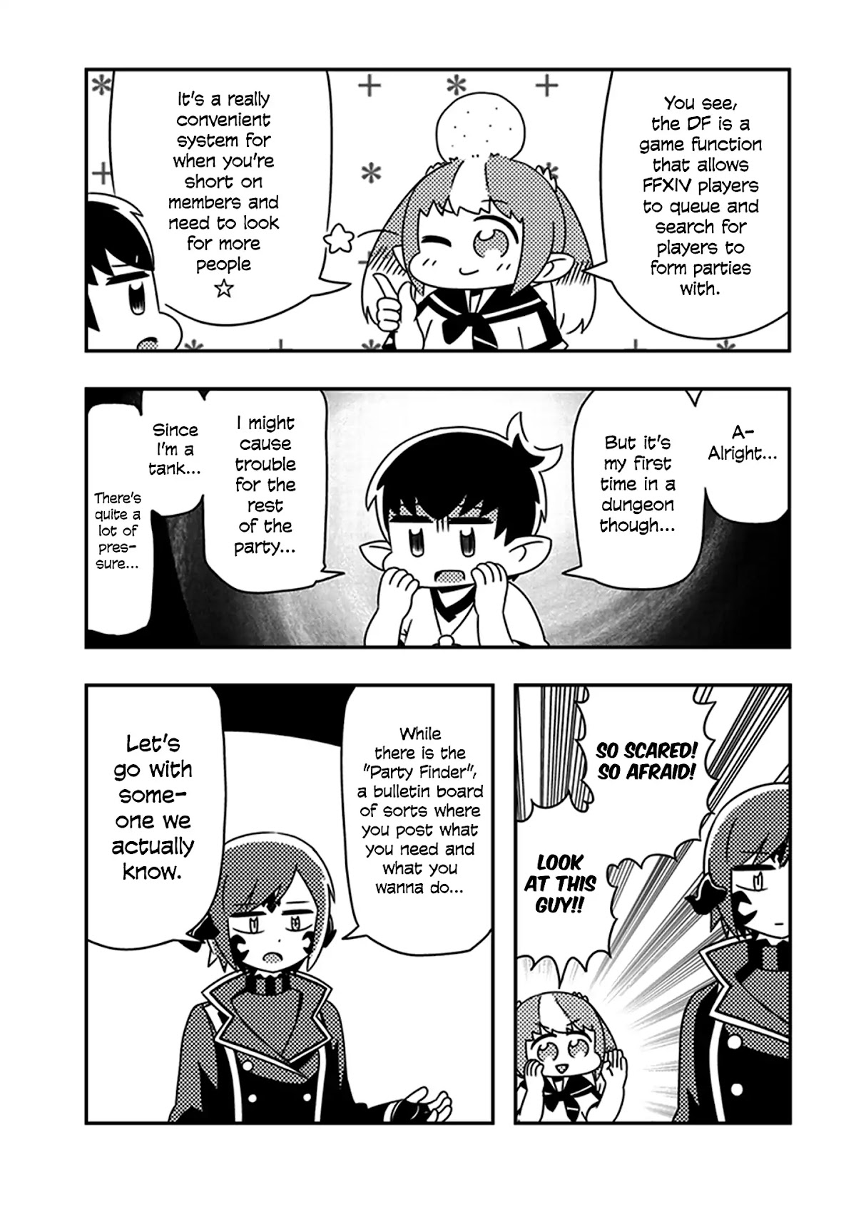 Final Fantasy XIV: Lalafell-sensei Will Teach You! Chapter 3 page 7 - Chapter 3: First Dungeon