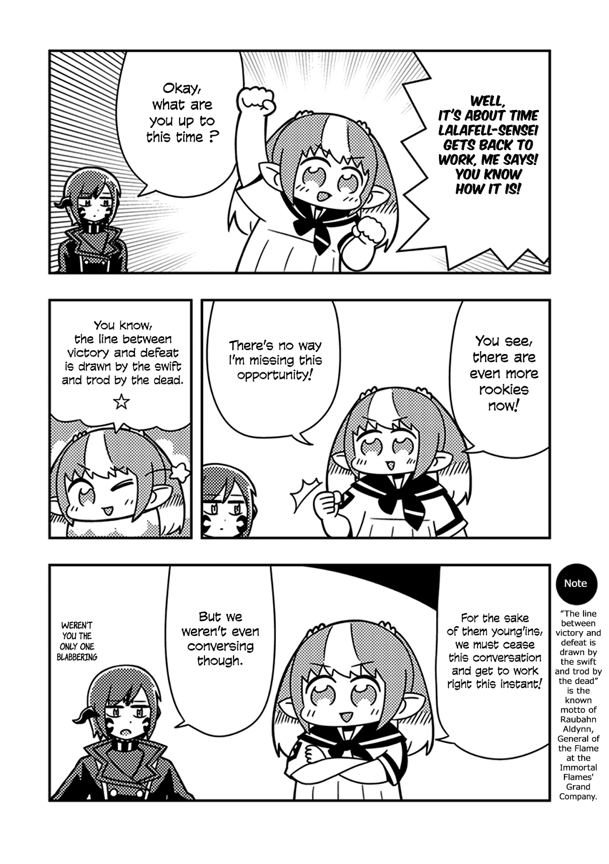 Final Fantasy XIV: Lalafell-sensei Will Teach You! Chapter 5 page 6 - Chapter 5: Ul'dah