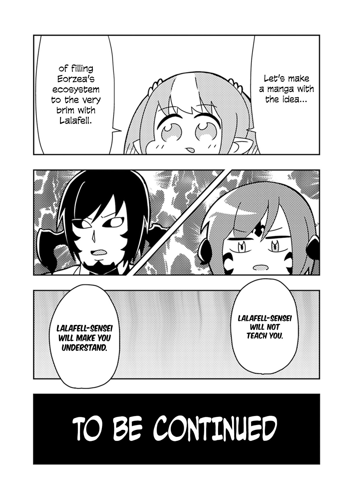 Final Fantasy XIV: Lalafell-sensei Will Teach You! Chapter 6.2 page 13 - Chapter 6.2: Omake (Part 2)