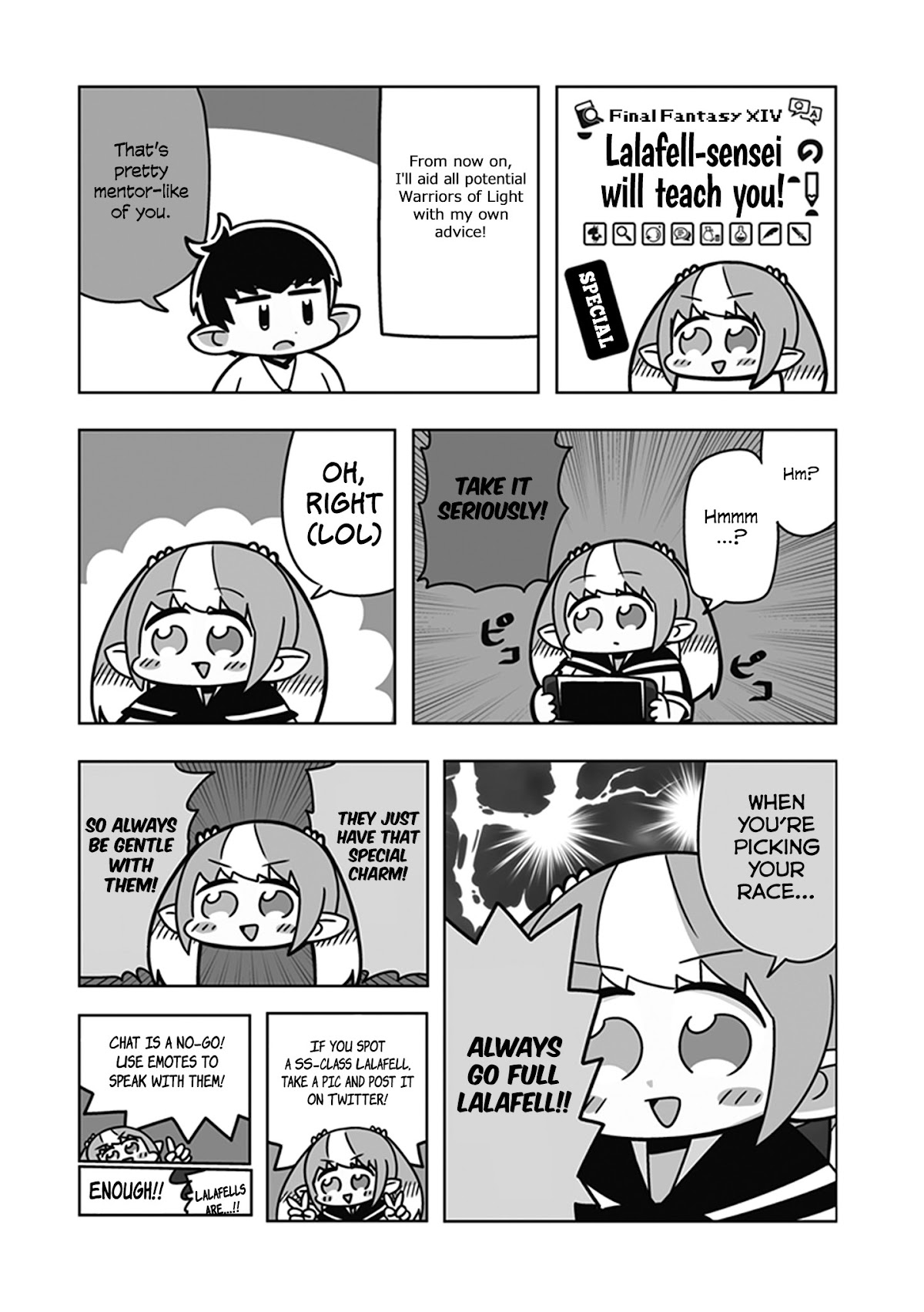 Final Fantasy XIV: Lalafell-sensei Will Teach You! Chapter 6.2 page 8 - Chapter 6.2: Omake (Part 2)