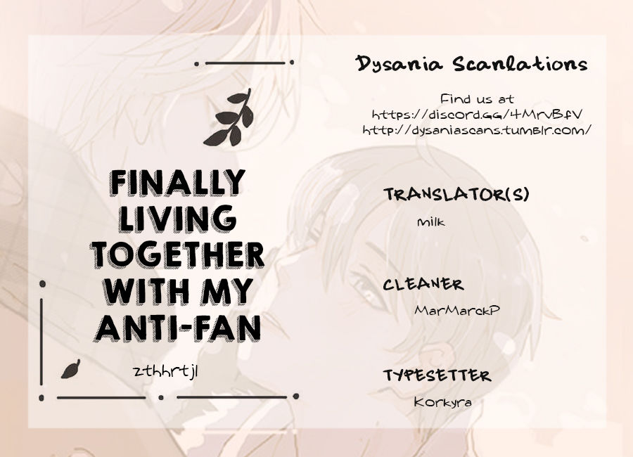 Finally Living Together with my Anti-Fan Chapter 1 page 8 - Chapter 1