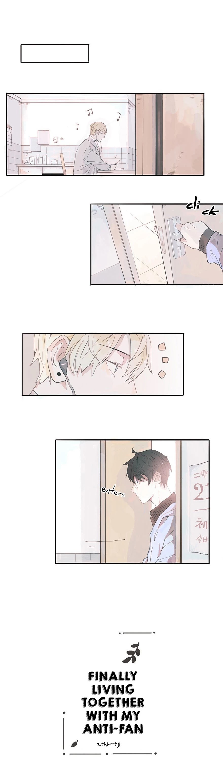 Finally Living Together with my Anti-Fan Chapter 12 page 1 - Chapter 12: The Steel Straight Man's Transformation