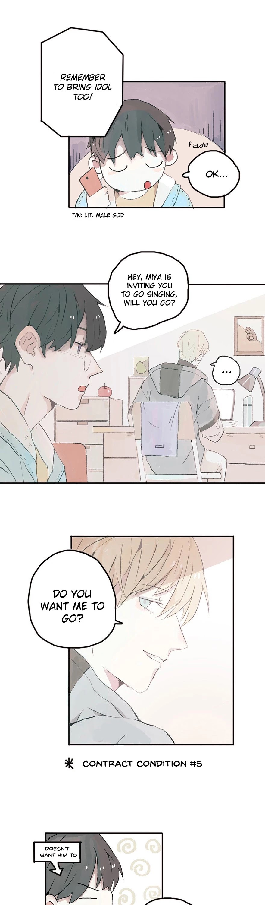 Finally Living Together with my Anti-Fan Chapter 12 page 13 - Chapter 12: The Steel Straight Man's Transformation