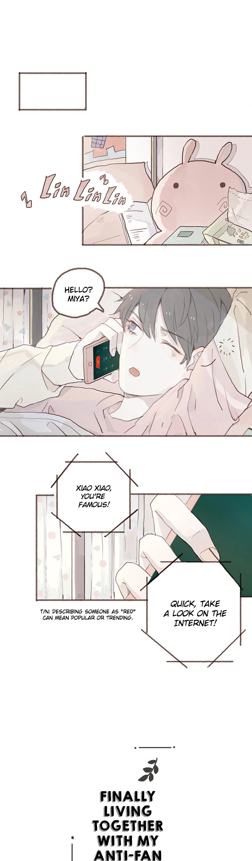 Finally Living Together with my Anti-Fan Chapter 14 page 1 - Chapter 14: Give Me a Bottle of Regret Medicine
