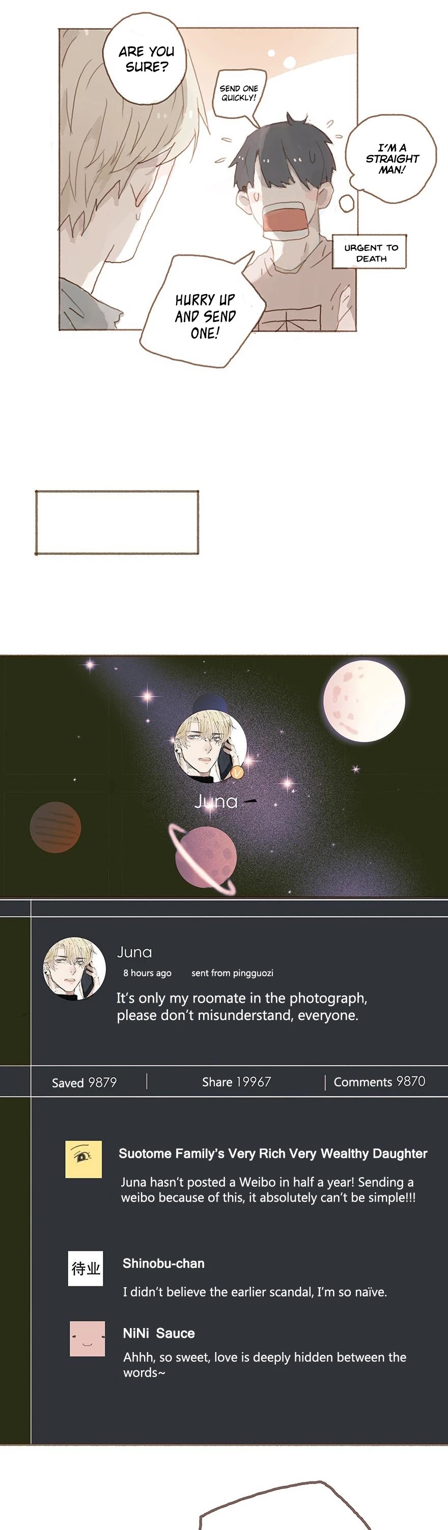 Finally Living Together with my Anti-Fan Chapter 14 page 18 - Chapter 14: Give Me a Bottle of Regret Medicine
