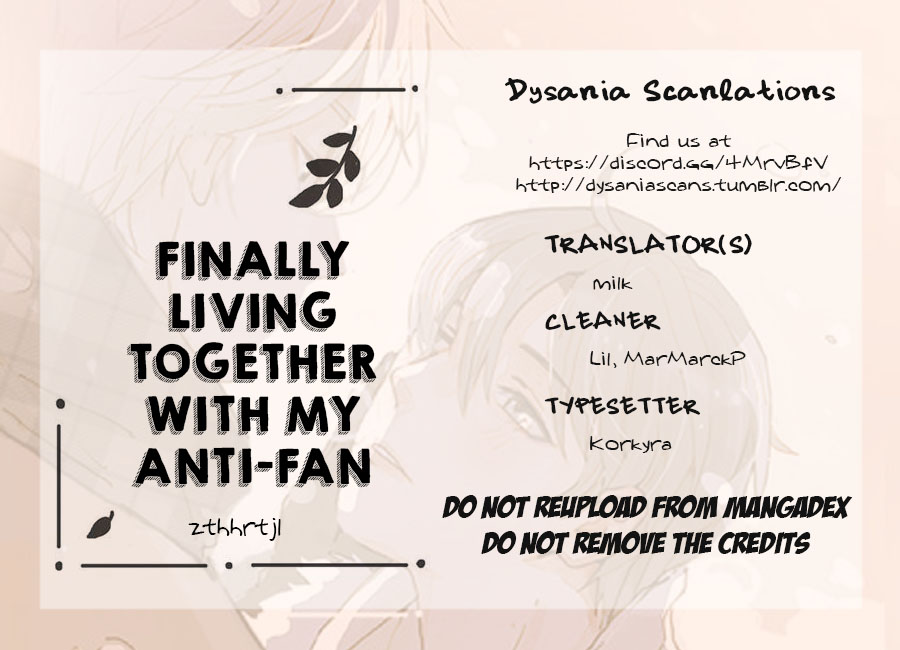 Finally Living Together with my Anti-Fan Chapter 14 page 21 - Chapter 14: Give Me a Bottle of Regret Medicine