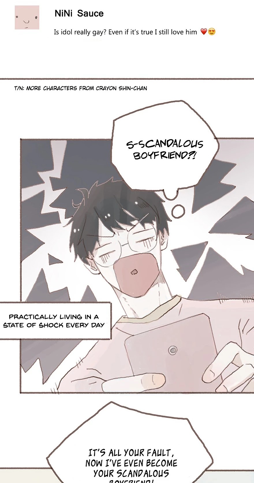 Finally Living Together with my Anti-Fan Chapter 14 page 3 - Chapter 14: Give Me a Bottle of Regret Medicine