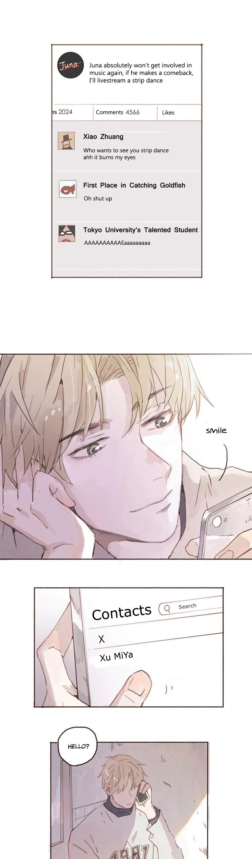 Finally Living Together with my Anti-Fan Chapter 17 page 1 - Chapter 17: Idol's Realization, Once Again